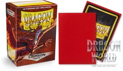 Standard Sleeves - Crimson Matte - 100CT - Dragon Shield